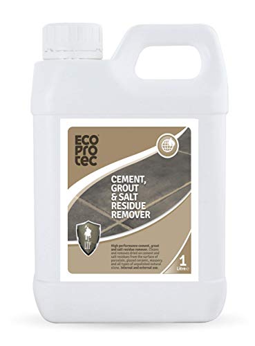 Cement, Grout & Salt Residue Remover for Tile & Stone | Rapid Action Concentrated Cleaner (1 Litre)