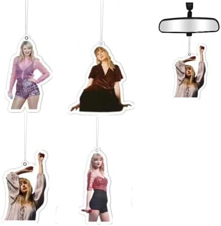 Funny Taylor Car Air Fresheners for Car, Birthday Gift for Men Women Long Lasting Scent Hanging Automotive InteriorAir Freshener for Swift Best Fans 4PCS