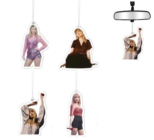 Funny Taylor Car Air Fresheners For Car, Birthday Gift For Men Women Long Lasting Scent Hanging Automotive Interiorair Freshener For Swift Best Fans 4Pcs #TOP25