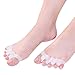 DUORUI 2 Pairs Toe Separator,Toe Spacers, Rubber Toe Stretchers, Sports Activities, Yoga Practice, Running for Men and Women, Bunion Pain Relief, Toe Straightener, Achilles Stretcher