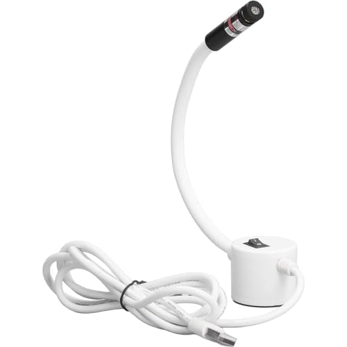 Luz magnética de posicionamiento para acolchar para máquinas de coser, luz de acolchar ajustable con proyección de puntos/líneas rectas/retículo (Retículo)