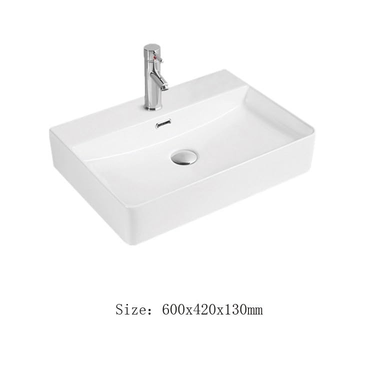 Umywalka Łazienkowa Umywalka Nablatowa Umywalka Ceramiczna Do Użytku Domowego Kwadratowa Umywalka Artystyczna Umywalka Ceramiczna Nablatowa Hotelowa Umywalka Nablato