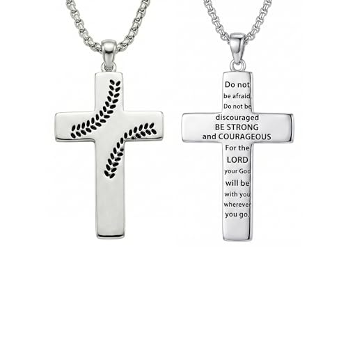 ONEFINITY Cross Necklace Olive Branch Cross Pendant Religious Jewelry Gifts for Women Men