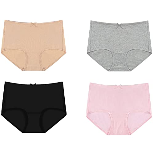 Culotte en coton anti-muffin top taille haute WENJUN respirante XL