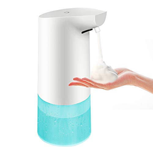 mixigoo Automatic Touchless Foam Soap Dispenser - 14 OZ Liquid Dispenser 3 Adjustable