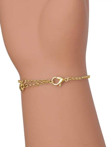 Delight Jewelry Acrylic Megaphone - Silvertone Class of 2026 Delicate Bar Bracelet, 8.5"3