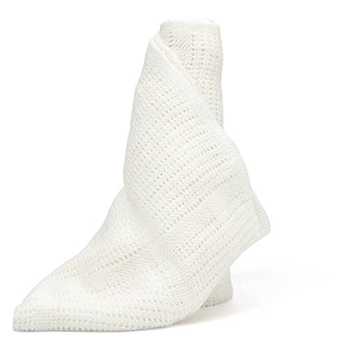 DUDU N GIRLIE Baby Blanket for Newborn | Warm & Cosy Cellular Baby Blanket | 100% Extra Soft Breathable Cotton, Pram/Travel/Moses Basket (90 x 70 cm) White.