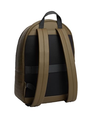 Image of Tommy Hilfiger Men's Embossed Flag Backpack, WILLOW GREEN One Size