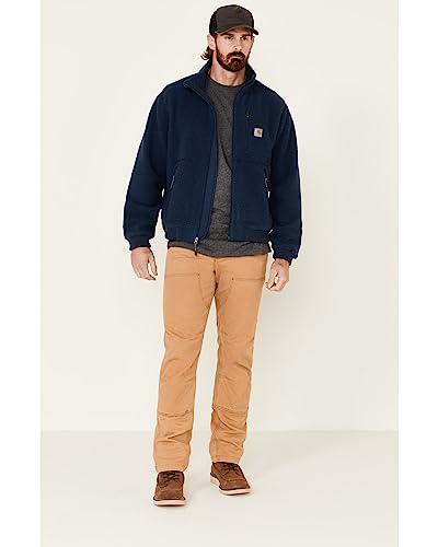 Carhartt Giacca da uomo in pile Relaxed Fit, Blu