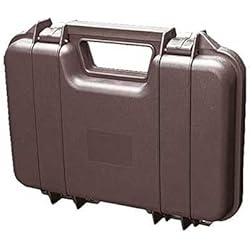 Maletin Rigido Airsoft Outletdel ocio Maletin rigido Acolchado para Arma Corta. Fabricado en Fibra Negro. 29 cm Ancho x 19 cm Alto