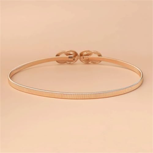 Womens Belt Fashion Leaves Gold Chain Belt Female Waist Adjustable Belts For Women Leaf Elastic Waistband4