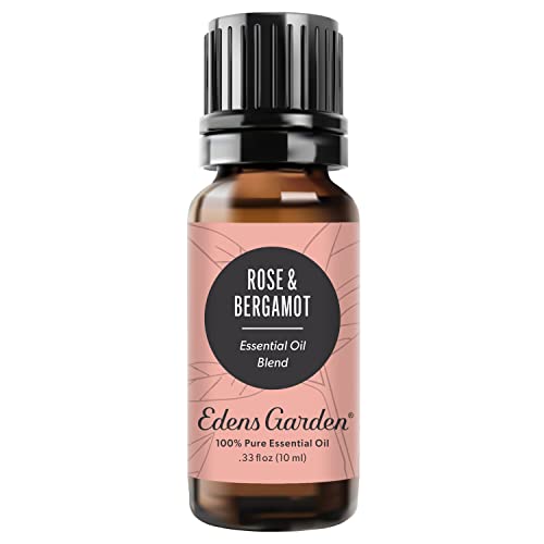 Edens Garden Rose Bergamot Essential Oil Synergy Blend, 100% Pure Therapeutic Grade (Undiluted Natural/Homeopathic Aromatherapy Scented Essential Oil Blends) 10 ml