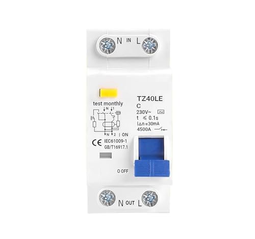 Disjoncteur contre courts-circuits et fuites électriques 230V DZ40LE 40A