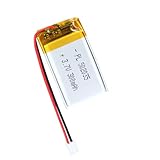 Qimoo 502035 3.7V Lipo Battery 300mAh 502035 Rechargeable Lithium Polymer Battery Pack with JST PH2.0mm Connector for Electronic Device