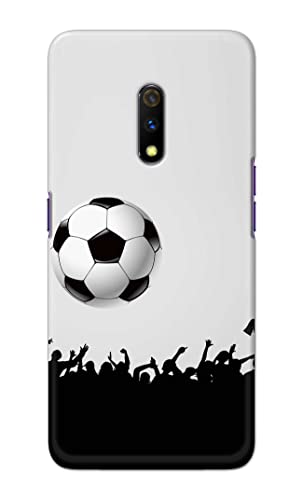 Image of Printed Hard Back Cover Case for Realme X | Oppo K3 Back Cover (Football Icon) -702