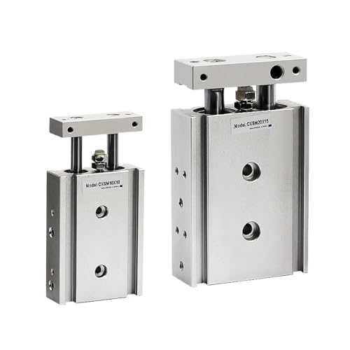 Cylindre double effet CXSM10 pour stopper la rotation des charges - 2