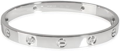Pre-Loved Love Bracelet, White Gold, Diamond, 16 cm
