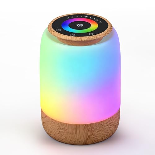 - **ILLUMINAZIONE MORBIDA E CONFORTEVOLE**: la lampada camera da letto emette una luce delicata che non affatica gli occhi, creando un ambiente ideale per dormire per te e la tua famiglia e aiutando ad alleviare l'oscurità prima di dormire.