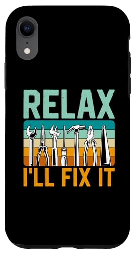 Relax I'll Fix It 鋳掛屋 修理 便利屋 ミスター・フィックス・イット スマホケース iPhone XR 用