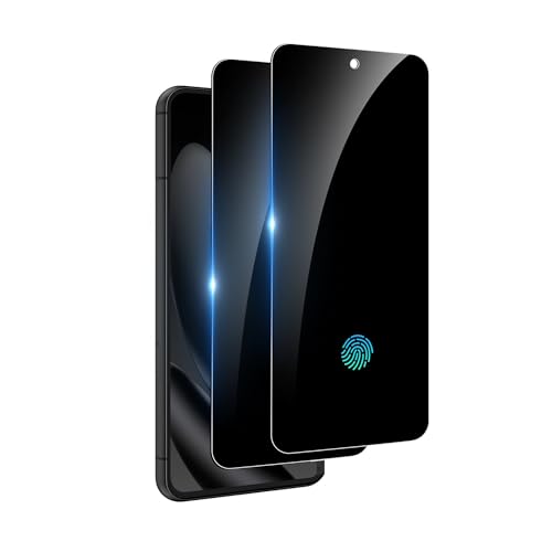 Eliphelet Privacy Screen Protector for Google Pixel 9 pro/Pixel 10 pro 2 Pack [100% Fingerprint ID Compatible] Scratch Proof Case Friendly Shock-Resistant Bubble Free HD Clear