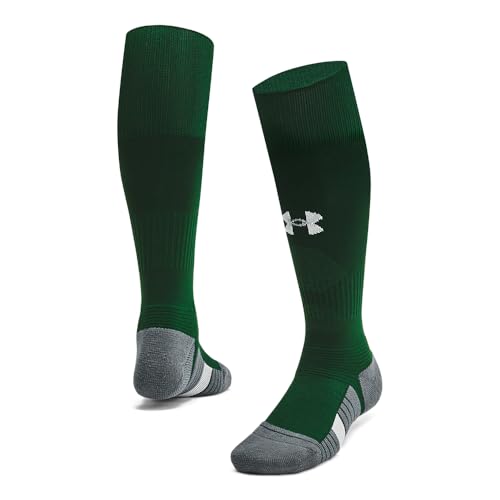 Under Armour Unisex-Child Youth Magnetico Over the Calf Socks 1 Pack (301) Forest Green/Pitch Gray/White Small