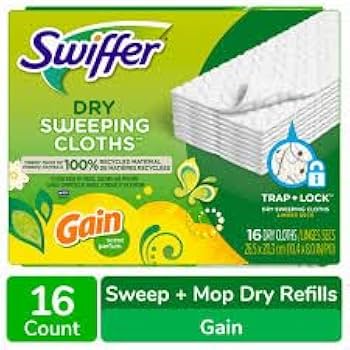 Amazon.com: Swiffer Sweeper 17.8 in. W x 10 in. L Dry Cloth Mop