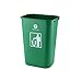 ZANZAN pattumiere Grande Spazzatura Cestino Spazzatura All'aperto della Cucina per La Casa Grande capacità O Riciclaggio del Riciclaggio Portarifiuti (Color : Green, Dimensione : 45L/11.8 gallons)