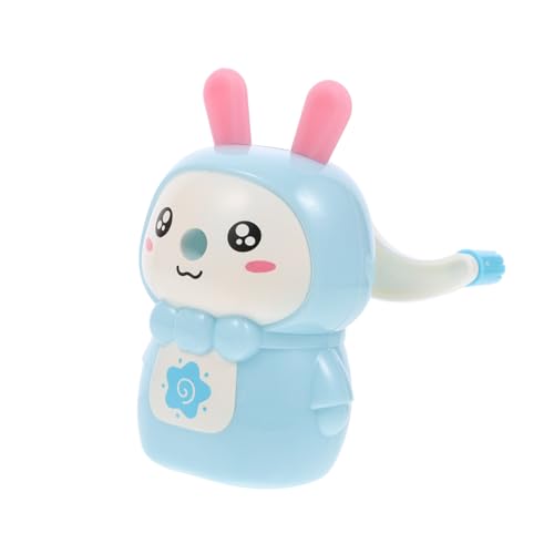 HYTROVE 小型コンパクト学生用手動筆削り器 かわいいウサギデザイン 芯折れ防止 学校 家 オフィス用ステーショナリー