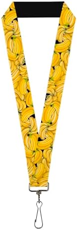Buckle-Down Lanyard - Vivid Banana Bunches Stacked image 5