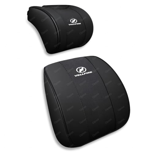 ヴェルファイア(VELLFIRE) 車ヘッドレスト 車 ネックピロー 頚椎サポート 車 腰クッション ランバーサポート 低反発 ファッション ヴェルファイア 20系 30系 40系 車用 ウェストクッション 人間工学 腰サポート 通気設計 長時間運転 車中