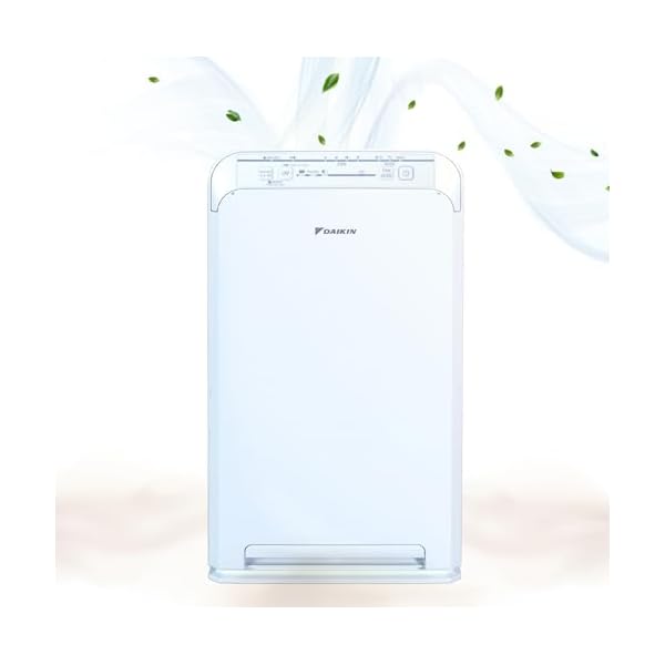DAIKIN Room Air Purifier, HEPA Air Purifier, Air Purifier with HEPA Filter, Activated Carbon Filter, Pre-Filter and UVC LED Light, Zero Ozone Product, CARB Certified, 10.5 x 10.5 x 19.5 in (MCB50YSAU)