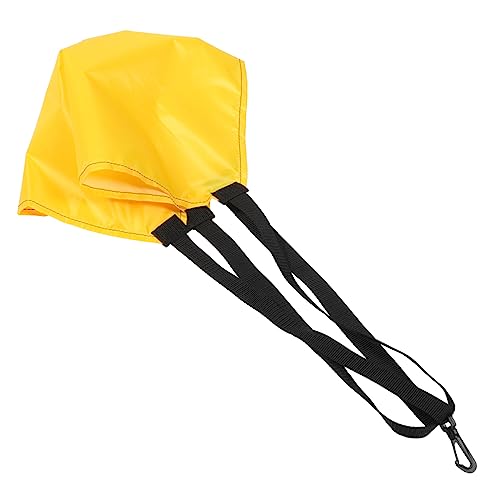 Paracaídas de resistencia para entrenamiento de natación Abaodam amarillo ajustable miniatura 1