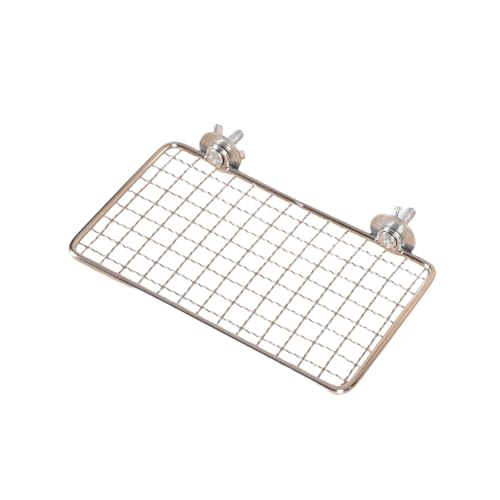 Vynetra Piattaforma di posatoio per uccelli in acciaio inox, sicuro supporto per uccelli che riposano e salti per pappagalli e uccelli in gabbia, accessori resistenti alla ruggine