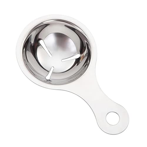 ABOOFAN Stainless Steel Egg Separator Yolk Divider Egg White Extractor Food Grade Strainer for Cooking Baking Easy to Clean Kitchen Gadget for Chefs Home Cooks