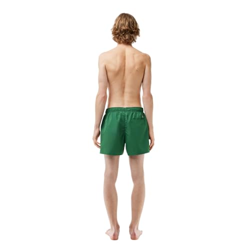 Image of Lacoste Men's Croc Print Swim Trunks
