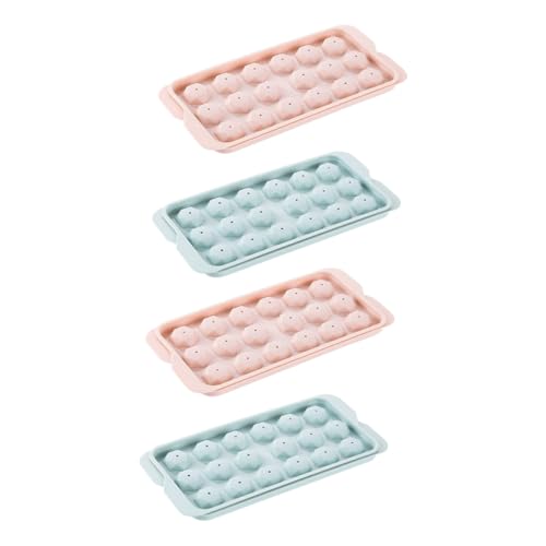 Toyvian 4 piezas moldes para cubitos de hielo de plástico miniatura 1
