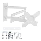 Recomendación de TV: aproximadamente 15-43 pulgadas (38-109 cm) / carga máxima: 15 kg / El soporte de pared se adapta perfectamente a todos los televisores habituales (normal, plano y curvo) hasta un peso de televisor de 15 kg. VESA: 75 x 75 mm, 100 x 100 mm, 100 mm x 200 mm, 120 x 180 mm, 200 x 100 mm, 200 x 200 mm