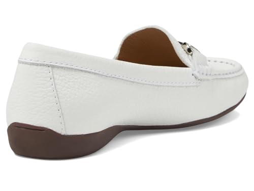 Image of Women's Genuine Leather Slip on Buckle Loafer