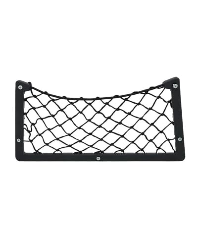 Filet de rangement pour voiture 36x18 cm avec maille élastique pour clés et porte-monnaie