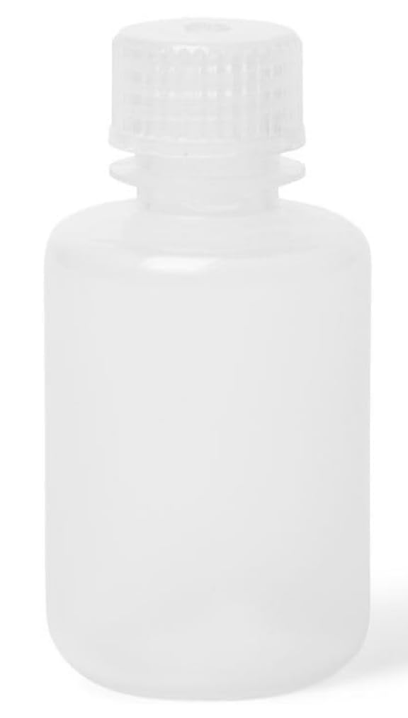 United Scientific™ UniStore™ - Sample Containers with Lids - Laboratory Grade Polypropylene Narrow Mouth Reagent Bottle - 2 oz Bottles with Screw Caps