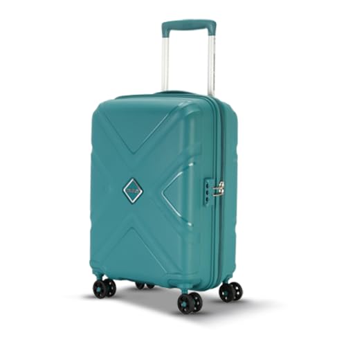 American Tourister Krossplus 55 Cms Green Polycarbonate Suitcase - Image 2