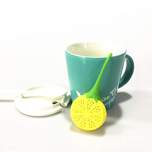 Silicone Tea Strainer Cute Strawberry Lemon Tea Infuser Loose Leaf Tea Strainer Herbal Spice Infuser Filter Tools Loose Tea Flower Tea Steeper #TOP5