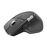 【Amazon.co.jp限定】 ロジクール MX MASTER 4 アドバンスド ワイヤレス マウス 触覚フィードバック 静音 MX2400GRd Logi Bolt Bluetooth Unifying非対応 8000dpi 高速スクロールホイール USB-C 充電式 無線 MX2400 グラファイト 国内正規品 ※Amazon.co.jp限定 壁紙ダウンロード付き image