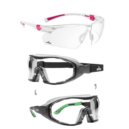 NoCry Hybrid Safety Goggles with Soft Seal