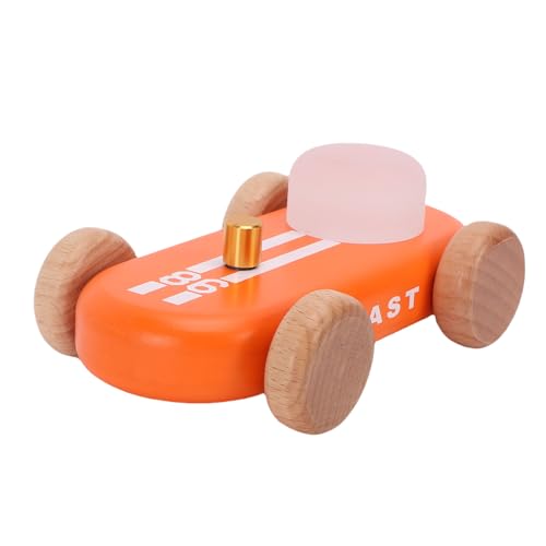 Lámpara de noche portátil de madera con diseño de kart miniatura 3
