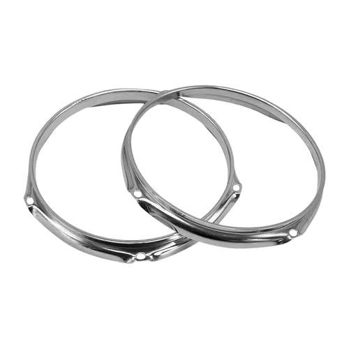 Set de 2 aros para tambor de 10 pulgadas 6 hoyos metal