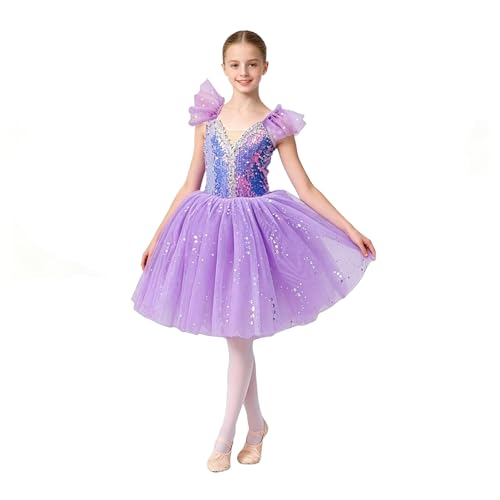 Robe de danse fille parfaite pour le cours de ballet classique et le jazz