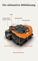 WORX Landroid Vision Cloud WR330E 2WD Mähroboter ohne Begrenzungskabel für 3000 m² (KI-Hinderniserkennung, VSLAM + 4G + RTK Cloud Navigation, Auto-Mapping, App-Steuerung, Cut-to-Zero) – Ansicht 9