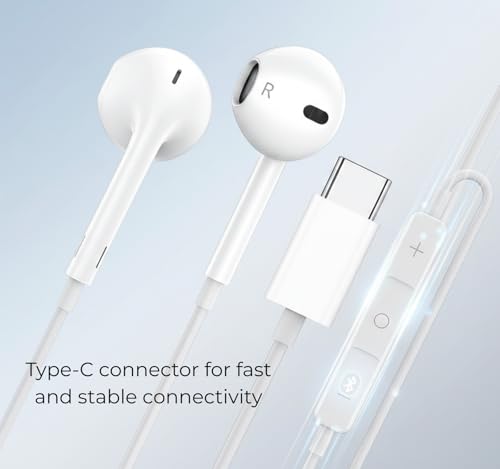 Image of Original for iPhone 15 Pro /16 /17 | USB-C Wired Earphone with Punchy Bass, Clear Calls & Smart Inline Controls