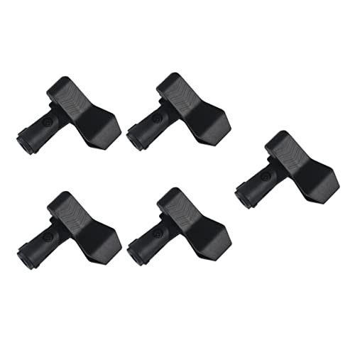 Toddmomy 5Pcs Microphone Clips Durable Mic Holder Clips for Secure Fixing Lightweight Easy to Carry Compatible with Microphones for and Live Use